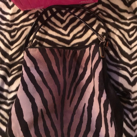 Coach Madison Phoebe Handbag Zebra Print. Large. - Picture 3 of 8